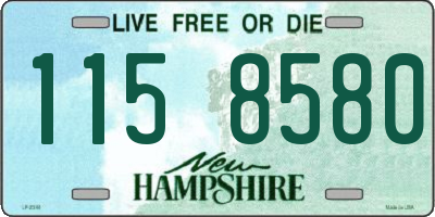 NH license plate 1158580