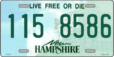 NH license plate 1158586