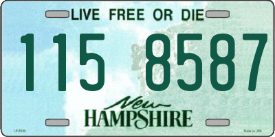 NH license plate 1158587