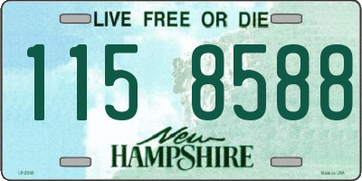 NH license plate 1158588