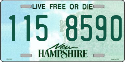 NH license plate 1158590