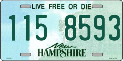 NH license plate 1158593