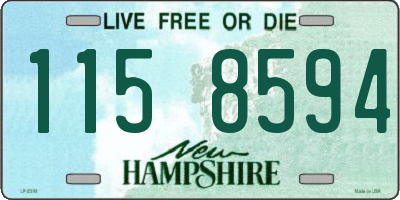 NH license plate 1158594