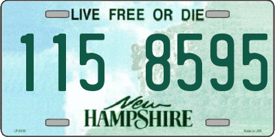 NH license plate 1158595