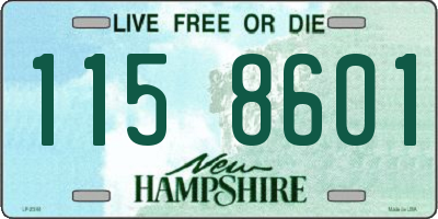 NH license plate 1158601