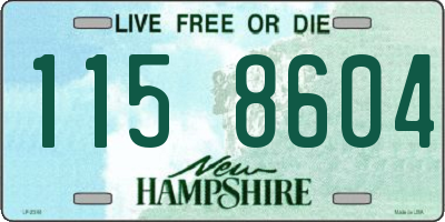 NH license plate 1158604