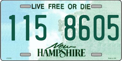 NH license plate 1158605