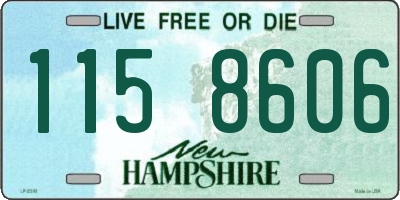 NH license plate 1158606