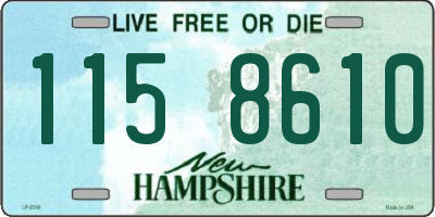 NH license plate 1158610