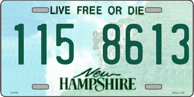 NH license plate 1158613