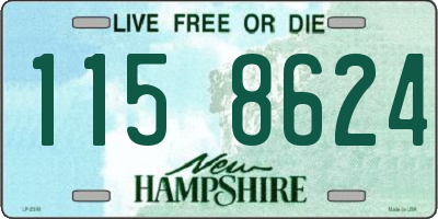 NH license plate 1158624