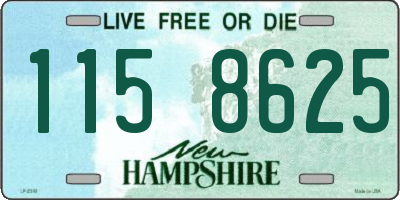 NH license plate 1158625