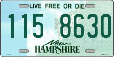 NH license plate 1158630
