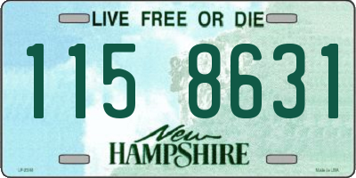 NH license plate 1158631