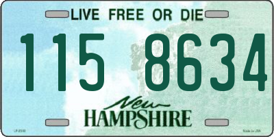 NH license plate 1158634