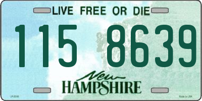 NH license plate 1158639