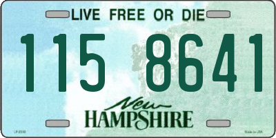 NH license plate 1158641
