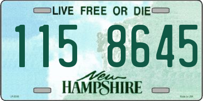 NH license plate 1158645