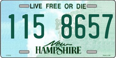 NH license plate 1158657