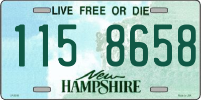 NH license plate 1158658