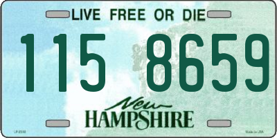 NH license plate 1158659