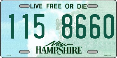 NH license plate 1158660