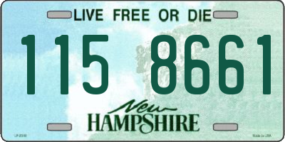 NH license plate 1158661