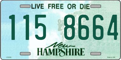 NH license plate 1158664