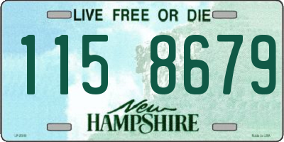 NH license plate 1158679