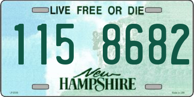 NH license plate 1158682