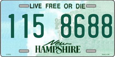 NH license plate 1158688