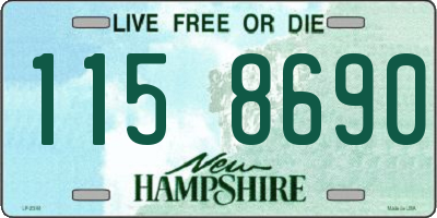 NH license plate 1158690