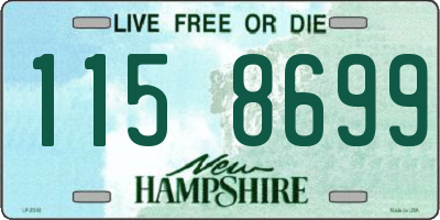 NH license plate 1158699