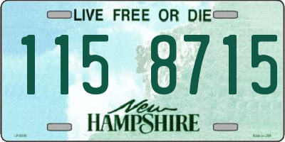 NH license plate 1158715