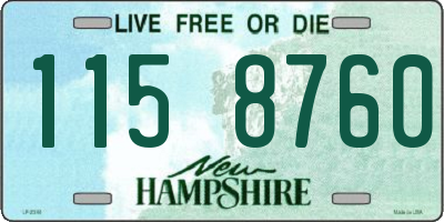 NH license plate 1158760