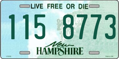 NH license plate 1158773