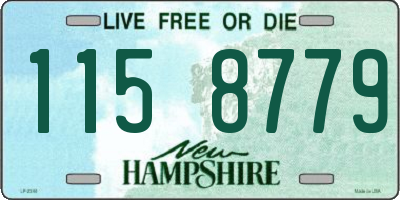 NH license plate 1158779