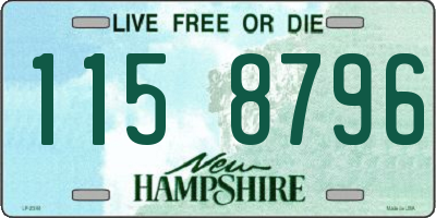 NH license plate 1158796