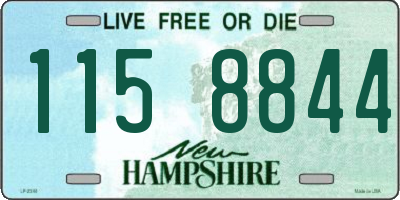 NH license plate 1158844