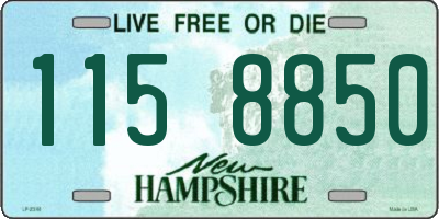 NH license plate 1158850