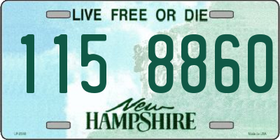 NH license plate 1158860