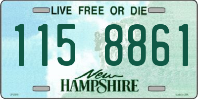 NH license plate 1158861