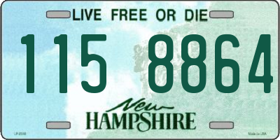 NH license plate 1158864