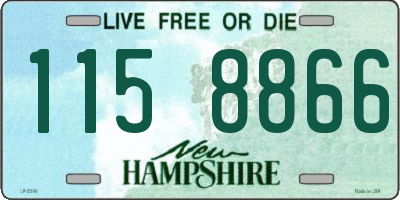 NH license plate 1158866