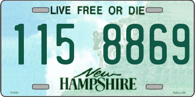 NH license plate 1158869