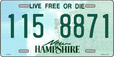 NH license plate 1158871