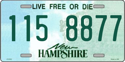 NH license plate 1158877