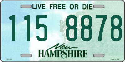 NH license plate 1158878