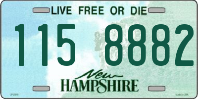 NH license plate 1158882