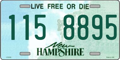 NH license plate 1158895